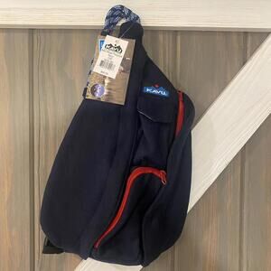 KAVU Mini Rope Peacoat Navy Sling Bag